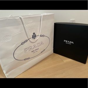Prada box 📦 with shopping 🛍 bag